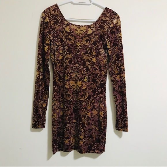 Free People Velvet Burnout Dress - Picture 3 of 6